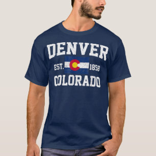 Retro Denver Colorado Est T-shirt