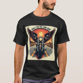 Retro Desert Highway Motorfiets Broederschap Motor T-shirt