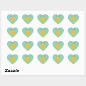 Retro Design Liefde Stickers (Vel)