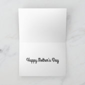 Retro Design Mustang Wenskaart Bedankkaart (Binnen)