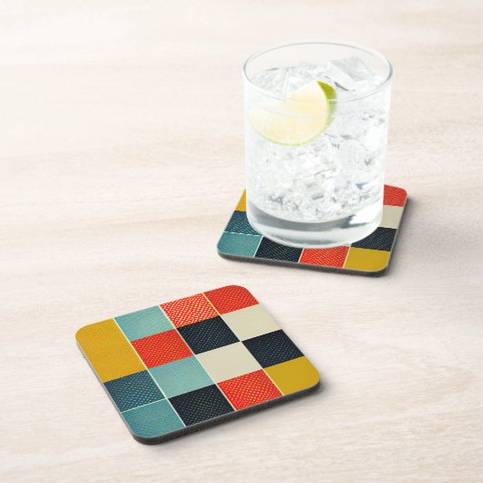 Retro Design Onderzetter Set (Rechterzijde)