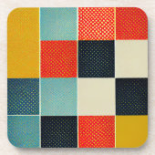 Retro Design Onderzetter Set (Voorkant)