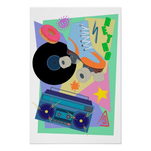 Retro design poster perfect poster (Voorkant)