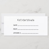 Retro Design Rack-Kaart (Achterkant)