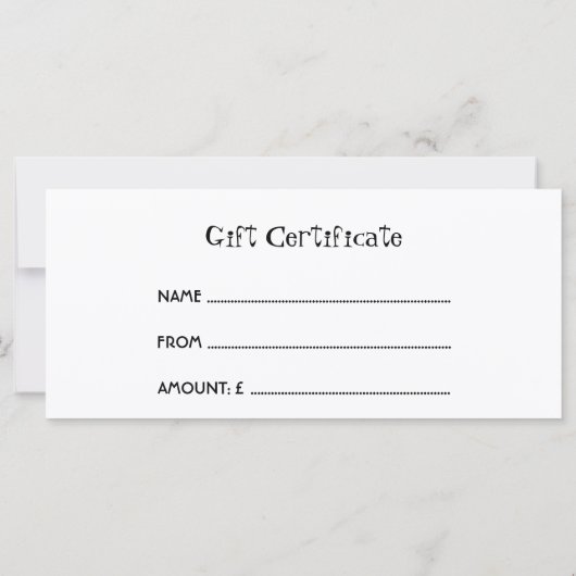 Retro Design Rack-Kaart (Achterkant)