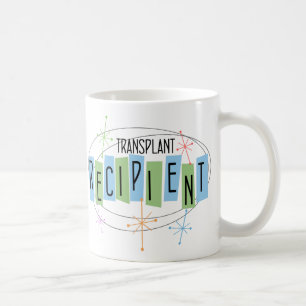 Retro design transplant destinataire tasse de caf