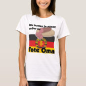 Retro Deutschland DDR Tote Oma Ostalgie T-shirt (Voorkant)