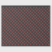 Retro Devil Head  Cadeaupapier (Vlak)