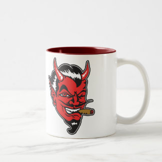 Retro Devil Head Coffee Mok