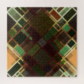 Retro Diagonaal: Abstract naadloos patroon. Legpuzzel (Horizontaal)