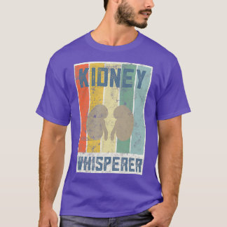 Retro Dialyse Patiëntencadeaus Nieren Whisperer T-shirt