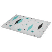 Rétro diamant de turquoise et planche à découper (Coin)