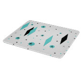 Rétro diamant de turquoise et planche à découper (Coin)