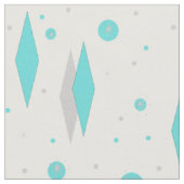 Rétro diamant de turquoise et tissu de coton de (Fermer)