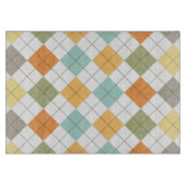 Retro Diamond Pattern-kaart Snijplank (Voorkant)