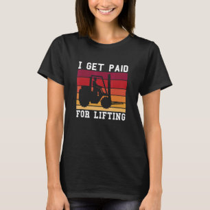 retro die ik betaald krijg voor het opheffen van t-shirt