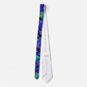 Retro Digital Splattered Stropdas (Achterkant)
