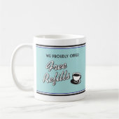 Retro Diner Coffee-Mok - Retrostijl Koffiemok (Links)