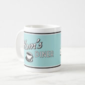 Retro Diner Coffee Mug - Retro Design Drinkware (Devant gauche)