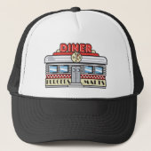 retro diner design trucker pet (Voorkant)