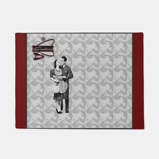 Retro Diner Deurmat (Voorkant)