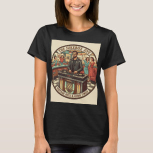 Retro Diner DJ – Speel de Klassiekers met Stijl T-shirt