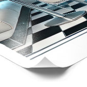 RETRO DINER FIFTIES FOTO AFDRUK (Hoek)