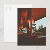 Retro Diner in de Pacific Northwest Feestdagenkaart (Voorkant / Achterkant)