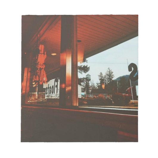 Retro Diner in de Pacific Northwest Notitieblok (Voorkant)