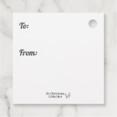 Retro Diner Paper-Borden Bedankjes Labels (Achterkant)