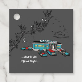 Retro Diner Paper-Borden Bedankjes Labels