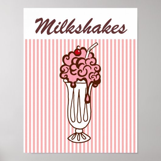 Retro Diner Poster (Voorkant)