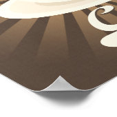 Retro Diner Poster beter met koffie (Hoek)