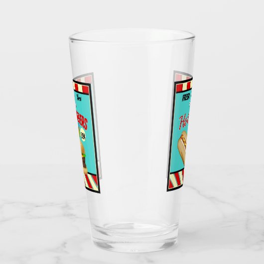 Retro Diner Signs Glas (Rechts)