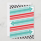 Retro Diner Uitnodiging (Achterkant)