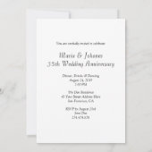 Retro Diner - Vintage Wedding Invitation Kaart (Achterkant)