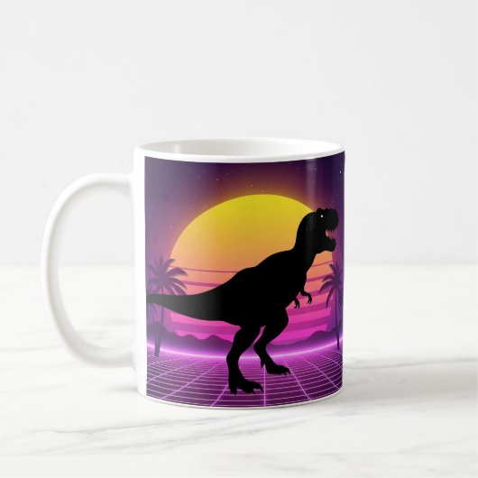Retro Dino Vibes Koffiemok (Links)