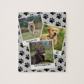 Retro Direct 3-foto-Lijst Pet Afdrukken Legpuzzel (Verticaal)
