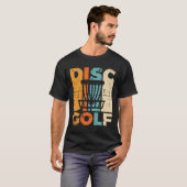 Retro Disc Golf  Disc Golfer Gift Disc Golf T-shirt (Voorkant volledig)