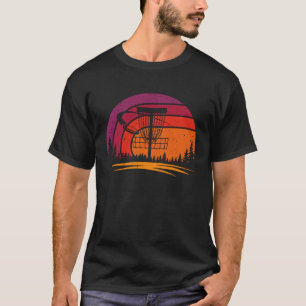 Retro Disc Golf Frolf Vliegende Disc Sport O T-shirt