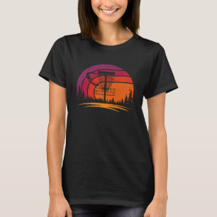 Retro Disc Golf Frolf Vliegende Disc Sport O T-shirt