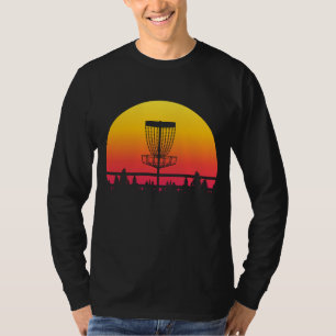 Retro Disc Golf Grafisch Ontwerp Frisbee Pla T-shirt