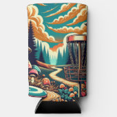 Retro Disc Golf Psychedelische Kunst (Voorkant)