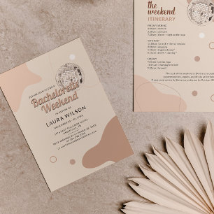 Retro Disco Bachelorette Weekend Party reisroute Kaart