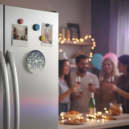 Retro Disco Bal Magneet