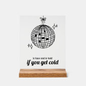 Retro Disco Ball Blanket Favoriser le Mariage (Recto)