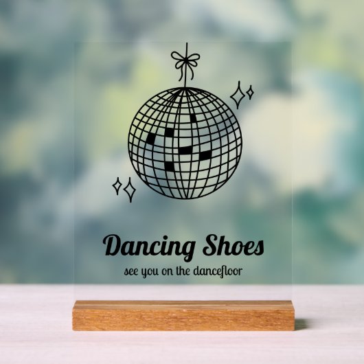 Retro Disco Ball Dancing Chaussures Mariage (Neutre)