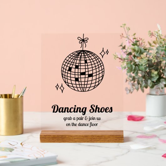 Retro Disco Ball Dancing Chaussures Mariage (Mariage)