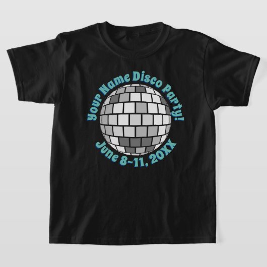 Retro Disco Ball PERSONALIZED T-Shirt (Laagn)