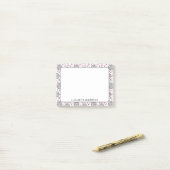 Retro Disco Ball Roze Patroon Girly Post-it® Notes (Op bureau)